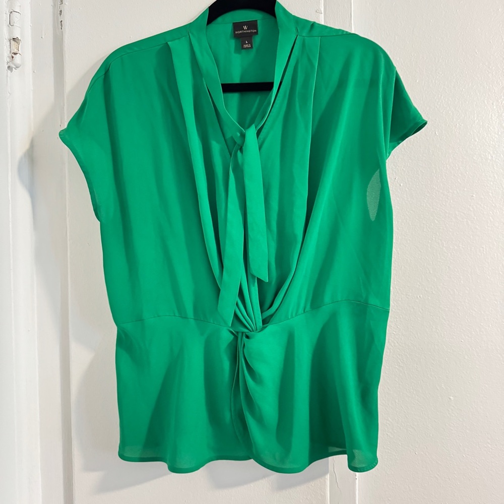 Green Women's Top size Large